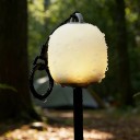 Mini LED campinglampa i äggform 65 x 55 mm 900 mAh USB-C Silikonlampkåpa Varmt och rött ljus SOS Vitt 4