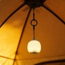 Mini LED campinglampa i äggform 65 x 55 mm 900 mAh USB-C Silikonlampkåpa Varmt och rött ljus SOS Vitt 7