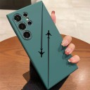Fodral för Samsung Galaxy S25+ Två flygplan som flyger mot varandra Enkel design Flexibelt TPU-skydd Fodral för resenärer 10