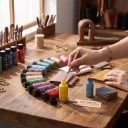 Matte fleksibelt læderkantolie Edge oil Farve til læderkanter Til forsegling og udfyldning af kanter på læderprodukter 12