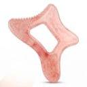 Grande placa de Gua Sha em resina 18 x 12,5 cm Espátula de massagem para o corpo com pente Acessório para massagem das costas, pescoço 1