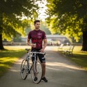 Herrcykelsats Tröja med kort ärm och shorts med hängslen och vaddering 90 % polyester och 10 % Lycra Vinkelfärgad tröja och svarta shorts 6