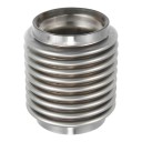 Flexibel avgasanslutning 63,5 x 70 x 100 mm Avgasrörs vinkel Nysilver Dämpning av vibrationer Universell för bil 1