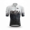 Herrcykeldress med kort ärm Hel dragkedja Elastiskt material 80 % polyester och 20 % spandex 5