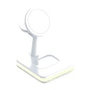 Magnetisk trådlös laddningsstation 3 i 1 15 W med natt-LED-ljus och USB-utgång för iPhone Apple Watch och AirPods 3