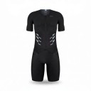 Herrcykelsats Tröja med kort ärm och shorts Dragkedja fram Elastiskt material 80 % polyester och 20 % spandex 2