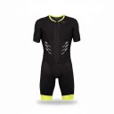 Herrcykelsats Tröja med kort ärm och shorts Dragkedja fram Elastiskt material 80 % polyester och 20 % spandex 3