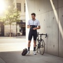 Herrcykelsats Tröja med kort ärm och shorts Dragkedja fram Elastiskt material 80 % polyester och 20 % spandex 7