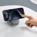 Fällbar magnetisk laddstation 3 i 1 15 W ACEFAST E22 Zinklegering För iPhone Apple Watch och AirPods Grå För bordet och på resan 5