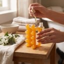 Peigne de massage gua sha avec poignée 10 x 5 cm Grattoir en résine avec double rangée de dents Pour le massage du dos, du cou et des épaules 3