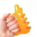 Peigne de massage gua sha avec poignée 10 x 5 cm Grattoir en résine avec double rangée de dents Pour le massage du dos, du cou et des épaules 5