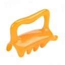 Peigne de massage gua sha avec poignée 10 x 5 cm Grattoir en résine avec double rangée de dents Pour le massage du dos, du cou et des épaules 6