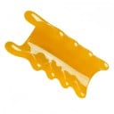 Peigne de massage gua sha avec poignée 10 x 5 cm Grattoir en résine avec double rangée de dents Pour le massage du dos, du cou et des épaules 7