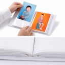 Fotoalbum för 100 foton med motiv av fåglar och hjärtan Mått 16,5 x 12,5 x 5 cm PVC-fodral Krämfärgad För familjefoton och som present 2