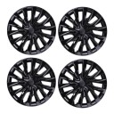 Hjulskydd 18" Tesla Model 3 Highland Sats 4 st Plast ABS Glansig svart Med mittkapslar Ventilöppning Fälgskydd 1