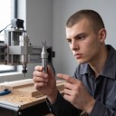 Drážkovací fréza TCT 10 x 20 mm Rovná trojbřitá Stopka 1/2 palce 12,7 mm Tvrdokov Horní frézka i CNC Stříbrná Dřevo a dřevotříska 3