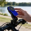 Držák telefonu na kolo a motorku s rychloupínacím zámkem Otočný 360° Nastavitelný úhel Plast ABS Na řídítka kola 4
