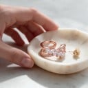 Záušnice bez propichování 1 ks Manžeta na ucho s lístky z markýzových zirkonů Ear cuff na chrupavku pro ženy 4