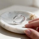 Záušnice bez propichovania 1 ks Tenká manžeta na ucho s radom zirkónov Jemný ear cuff s kamienkami na chrupavku 6