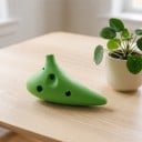IRIN Ocarina 12 Holes 16 x 14.5 x 7.5 cm Made of Durable ABS Plastic With Case and Neck Strap Musical Instrument for Children 4