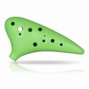 IRIN Ocarina 12 Holes 16 x 14.5 x 7.5 cm Made of Durable ABS Plastic With Case and Neck Strap Musical Instrument for Children 7
