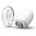 Lime à ongles électrique 2 en 1 pour enfants et adultes avec lumière LED et 3 vitesses 7,1 x 5,6 cm Chargement USB-C Blanc Manucure silencieuse 3