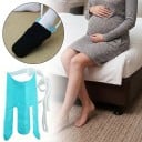 Enfileur de chaussettes avec trois doigts 22,5 x 12,5 cm Aide textile pour enfiler des chaussettes avec des sangles de traction Pour les seniors 4