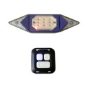Zadní LED světlo na kolo se směrovkami a bezdrátovým ovladačem 12,3 x 4 cm USB dobíjení 5 režimů Plast ABS Na sedlovku 12