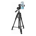 Camera and Mobile Tripod 53 to 140 cm Aluminium 360° Panoramic Head with Handle Quick Release Plate Black for Photography and Vlogging 3