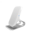 Trådlös Qi-laddare 10 W med stativ för mobiltelefoner Lutande laddningsyta Stativ av aluminiumlegering Ljusindikator 1