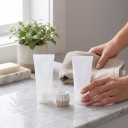 Cestovní tubičky 30 ml sada 3 ks s adaptérem na přelití zubní pasty Plnitelné nepropustné tuby z plastu Do příručního zavazadla 3