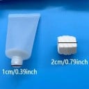 Cestovní tubičky 30 ml sada 3 ks s adaptérem na přelití zubní pasty Plnitelné nepropustné tuby z plastu Do příručního zavazadla 5