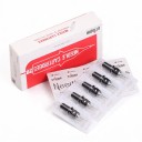 Tetovací jehly cartridge 1205RS Round Shader 5 hrotů 20 ks Jednorázové sterilní S membránou Nerezová ocel 304 Černé Na stínování 4