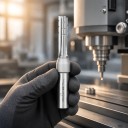 Fréza na drážky 10 x 40 mm Rovná trojbřitá TCT Stopka 12,7 mm 1/2 palce Tvrdokov Horní frézka i CNC Stříbrná Dřevo a silné desky 2