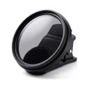 Filtro CPL polarizzatore per mobile 52 mm con clip Anello rotante 360° Riduzione dei riflessi Alluminio e vetro ottico Nero Per iPhone e Android 1