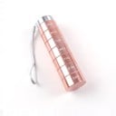 Distributeur de médicaments empilable pour 7 jours Boîtier en aluminium à vis pour comprimés 14,2 cm Avec attache Pour les voyages 3
