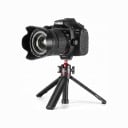 Ulanzi MT-16 Mini Tripod and Selfie Stick with Phone Holder and Bluetooth Remote 22 to 44 cm 360° Ball Head Aluminium Black For Vlogging 3