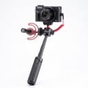 Ulanzi MT-16 Mini Tripod and Selfie Stick with Phone Holder and Bluetooth Remote 22 to 44 cm 360° Ball Head Aluminium Black For Vlogging 6