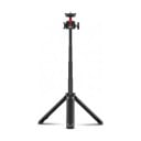 Ulanzi MT-16 Mini Tripod and Selfie Stick with GoPro Adapter 22 to 44 cm 360° Ball Head Aluminium Load Capacity 1.5 kg Black For Action Cameras 3
