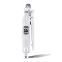 Electric Nail Clipper and Grinder 2-in-1 with LED Light and Battery Indicator 17.3 cm Stainless Steel Clipper White for Dogs and Cats 1