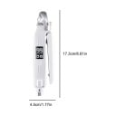 Electric Nail Clipper and Grinder 2-in-1 with LED Light and Battery Indicator 17.3 cm Stainless Steel Clipper White for Dogs and Cats 5