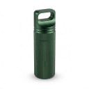 Capsule en aluminium pour médicaments Étui étanche pour comprimés 9,7 x 3 cm Bouchon à vis avec œillet pour clés Boîte EDC de poche 7