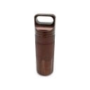 Capsule en aluminium pour médicaments Étui étanche pour comprimés 9,7 x 3 cm Bouchon à vis avec œillet pour clés Boîte EDC de poche 8