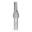 Fraise droite TCT 12 x 26 mm à trois dents pour rainurage, tige de 12,7 mm, 1/2 pouce, carbure, défonceuse et CNC, argenté, bois et panneaux 1