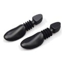 Kunststoff-Schuhspanner mit flexiblem gewellten Mittelteil 1 Paar 2 Stück Herren EU 39–46 Länge 30 cm Schwarz Schuhformer gegen Faltenbildung 3