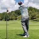 Magnetický golfový stativ a selfie tyč do 117 cm s MagSafe držákem telefonu zemním hrotem a tripodem pro natáčení švihu černý 5