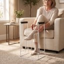 Enfileur de bas de compression et de chaussettes avec cadre en acier 35 x 22 x 17 cm Poignées en mousse Sans se pencher Pour les seniors et après 4