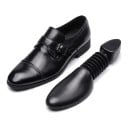 Kunststoff-Schuhspanner mit flexiblem gewellten Mittelteil 1 Paar 2 Stück Damen EU 35–39 Länge 24,5 cm Schwarz Schuhformer gegen Faltenbildung 6