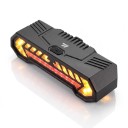 Zadní LED světlo na kolo se směrovkami a projekcí WEST BIKING Bezdrátový ovladač 12,6 x 3,3 cm 1200 mAh USB-C IPX5 Černé Na sedlovku 5