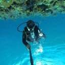 Asta selfie telescopica per action camera GoPro DJI e SJCAM 19 a 49 cm Impermeabile in alluminio con impugnatura antiscivolo e cinturino 6
